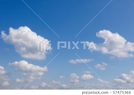 Beautiful and thick clouds in the blue sky. Cloudy 57475368