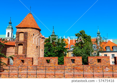 Warsaw, Poland Barbican or Barbakan Warsaw, Poland Barbican or Barbakan 57475418