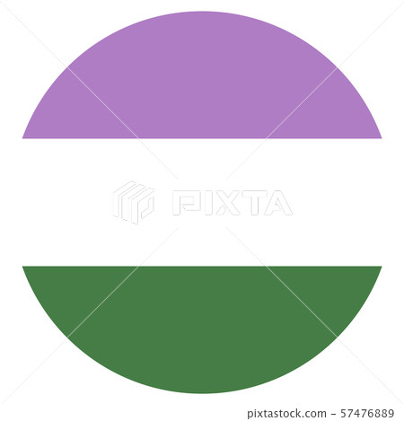 LGBT Flag, round shape icon on white background LGBT Flag, round shape icon on white background 57476889