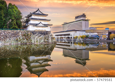Nagoya, Japan castle moat Nagoya, Japan castle moat 57479581
