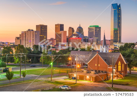 Oklahoma City, Oklahoma, USA downtown skyline Oklahoma City, Oklahoma, USA downtown skyline 57479583
