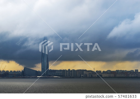 Lakhta center in Saint Petersburg, Russia Lakhta center in Saint Petersburg, Russia 57481633