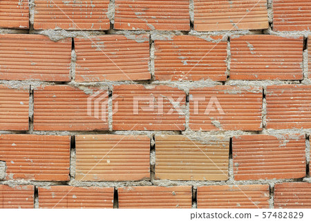 The pronounced texture of corpulent brick 57482829