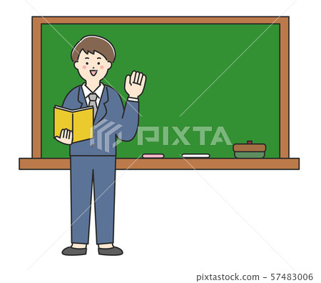 Blackboard and men 57483006
