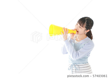 歡呼mechaphone的年輕主婦 歡呼mechaphone的年輕主婦 57483061