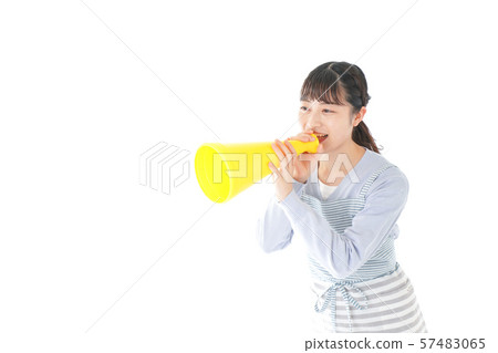 歡呼mechaphone的年輕主婦 歡呼mechaphone的年輕主婦 57483065