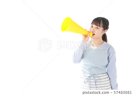 歡呼mechaphone的年輕主婦 歡呼mechaphone的年輕主婦 57483081
