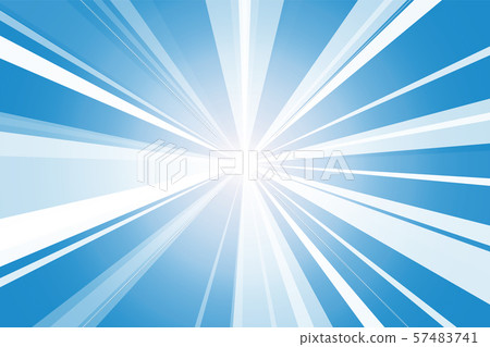 Bright ray abstract and light blue background, vector and illustration. 57483741