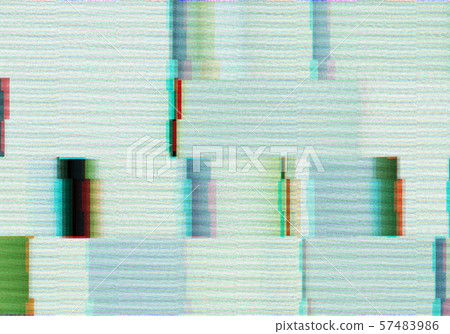 Abstract background with glitch scanlines tv style 57483986