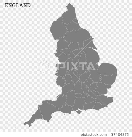 High quality map with borders 57484875