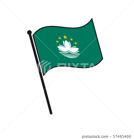 Simple flag isolated 57485409
