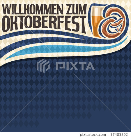 Vector poster for Oktoberfest - Stock Illustration [57485892] - PIXTA