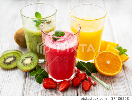 Healthy fruit smoothies Healthy fruit smoothies 57486298
