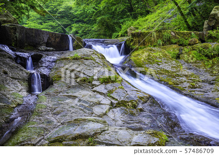 Kikuchi Valley with beautiful fresh greens Kikuchi Valley with beautiful fresh greens 57486709