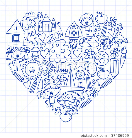 Time to adventure. Imagination creativity small children play nursery kindergarten preschool school Time to adventure. Imagination creativity small children play nursery kindergarten preschool school 57486969