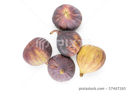 Fresh fig fruit isolated on white 57487265