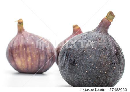 Fresh fig fruit isolated on white Fresh fig fruit isolated on white 57488030