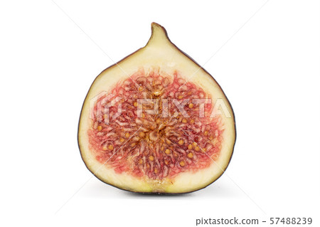 Fresh fig fruit isolated on white Fresh fig fruit isolated on white 57488239