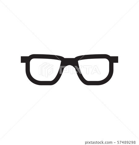 Glasses graphic design template vector isolated 57489298