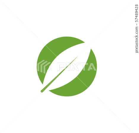 Leaf graphic design template vector isolated - Stock Illustration ...
