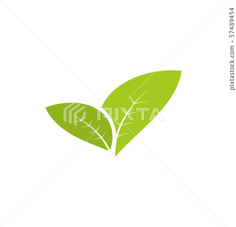 Leaf graphic design template vector isolated - Stock Illustration ...