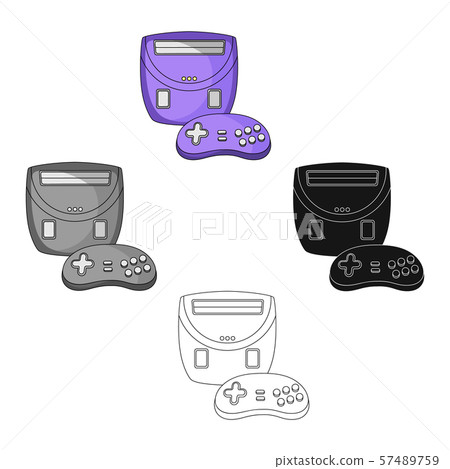 Game console single icon in cartoon,black,black,outline style for design.Car maintenance station Game console single icon in cartoon,black,black,outline style for design.Car maintenance station 57489759