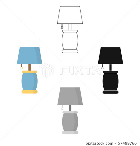 Lamp icon of vector illustration for web and mobile Lamp icon of vector illustration for web and mobile 57489760