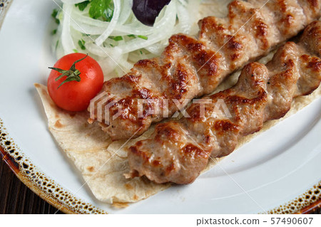 meat dish lula kebab 57490607