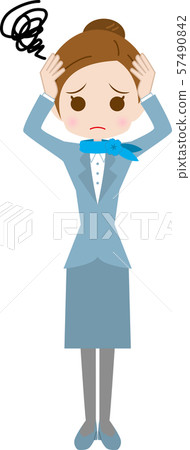 空姐抱著他的頭 57490842