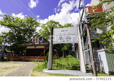 Gorei Shrine水淹水平標誌京都府福知山市 57491133