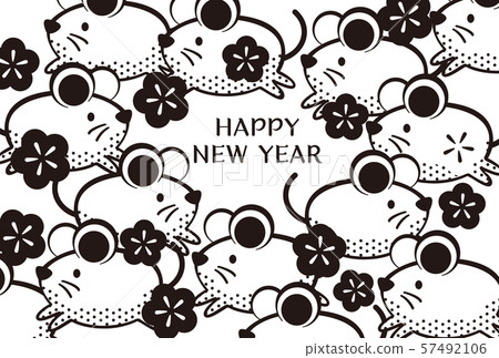 2020年新年賀卡材料 2020年新年賀卡材料 57492106