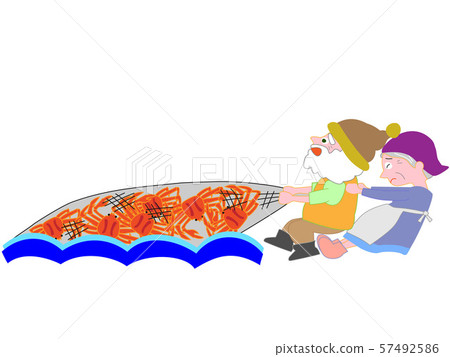The work of elderly fishermen The work of elderly fishermen 57492586