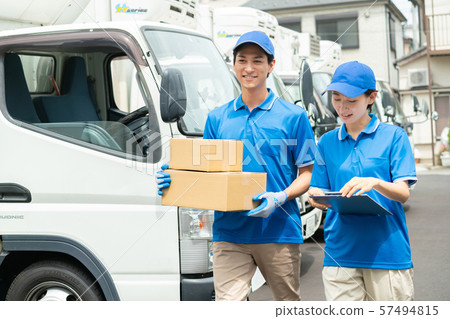 司機卡車交付業務交付業務圖像 57494815