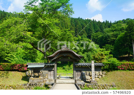 Fukui city scenery Asakura ruins Karamon Fukui city scenery Asakura ruins Karamon 57496920