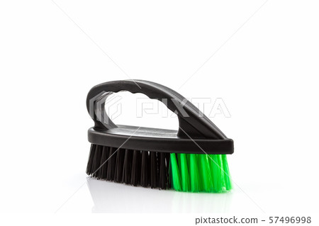 Black cleaning plastic brush. Black cleaning plastic brush. 57496998