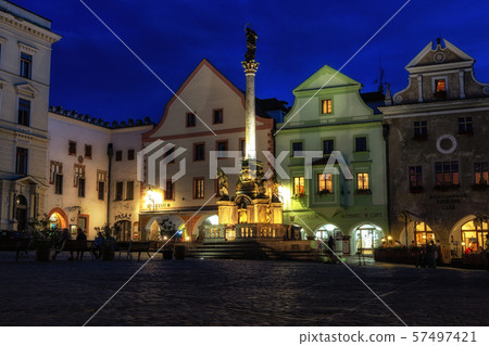 cesky krumlov fountain cesky krumlov fountain 57497421