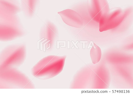 Falling red rose petals isolated on white Falling red rose petals isolated on white 57498136
