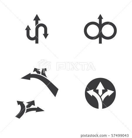 Way vector icon illustration design 57499043