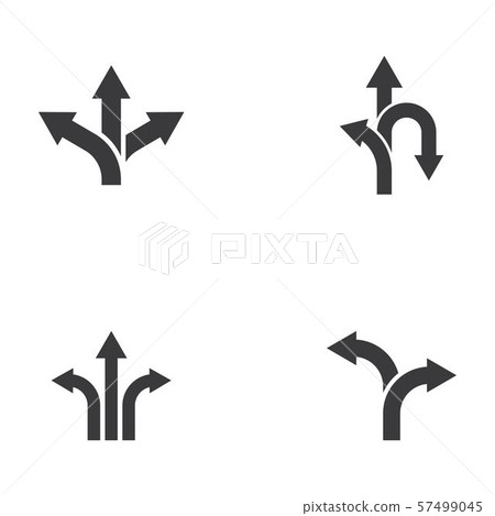 Way vector icon illustration design 57499045