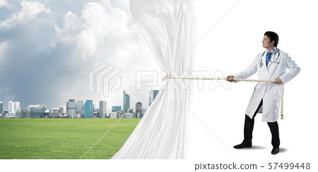 Medical advertisement concept Medical advertisement concept 57499448