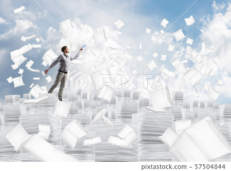 Study hard to become successful businessman. 57504844