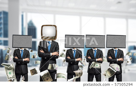 Modern technologies against old one. 57505294