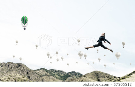 Business woman on the move. 57505512