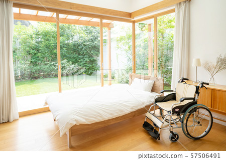 Nursing facility, wheelchair, hospital room, medical image Nursing facility, wheelchair, hospital room, medical image 57506491