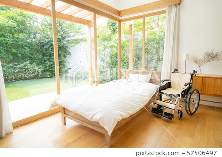 Nursing facility, wheelchair, hospital room, medical image Nursing facility, wheelchair, hospital room, medical image 57506497