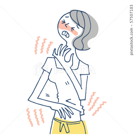 Itchy woman Itchy woman 57507183