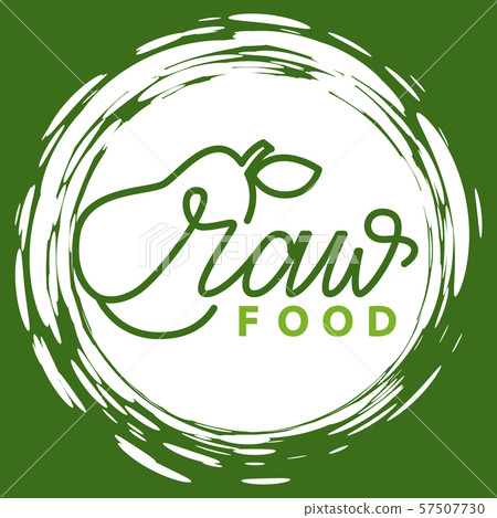 Natural Product, Vegan Food, Sticker Set Vector - Stock Illustration ...