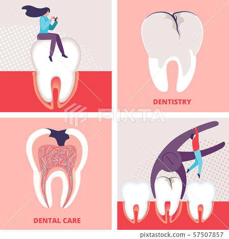 Stomatology Dentistry Clinic Office Aid Posters. 57507857