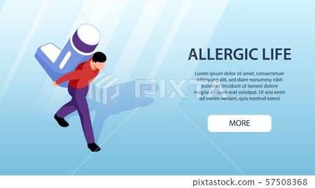 Allergy Horizontal Banner 57508368