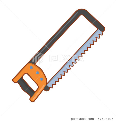 Vector illustration of hacksaw 57508407